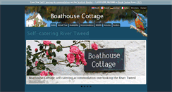 Desktop Screenshot of boathousecottage.co.uk