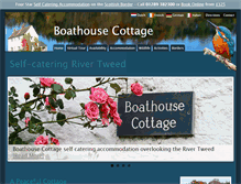 Tablet Screenshot of boathousecottage.co.uk